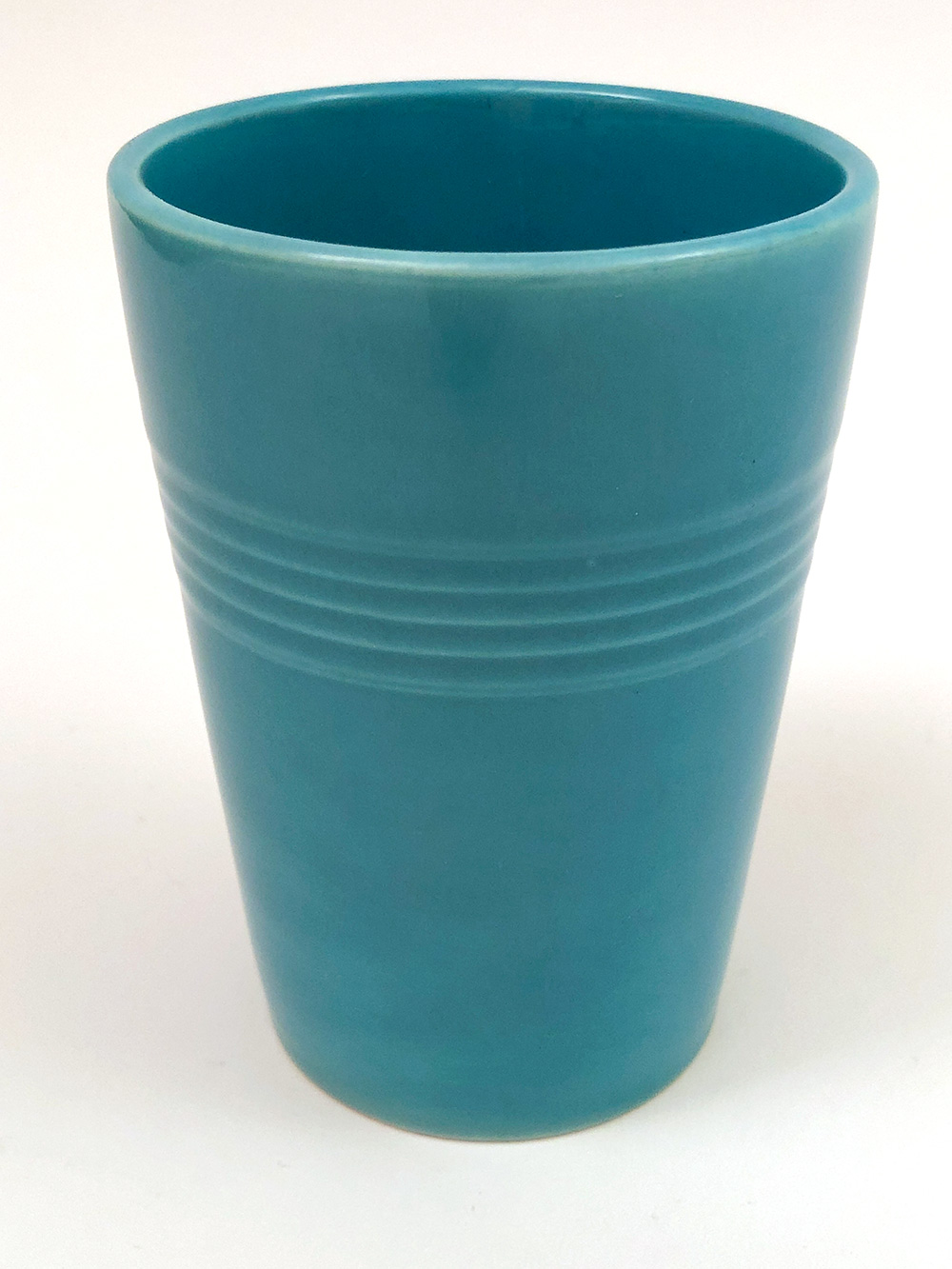 turquoise harlequin homer laughlin tumbler for sale