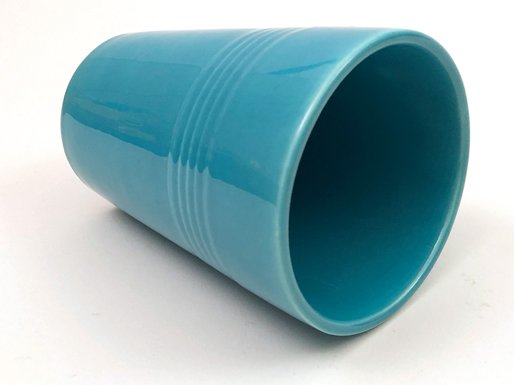 turquoise harlequin homer laughlin tumbler for sale