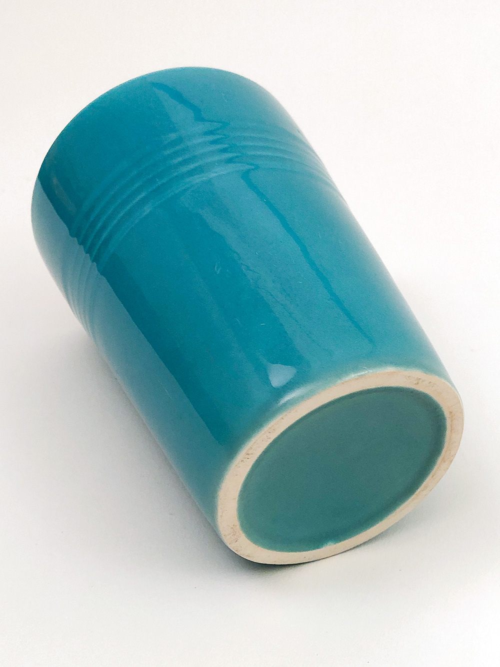 turquoise harlequin homer laughlin tumbler for sale