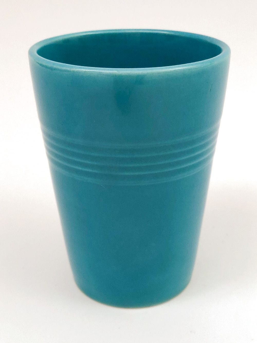 turquoise harlequin homer laughlin tumbler for sale