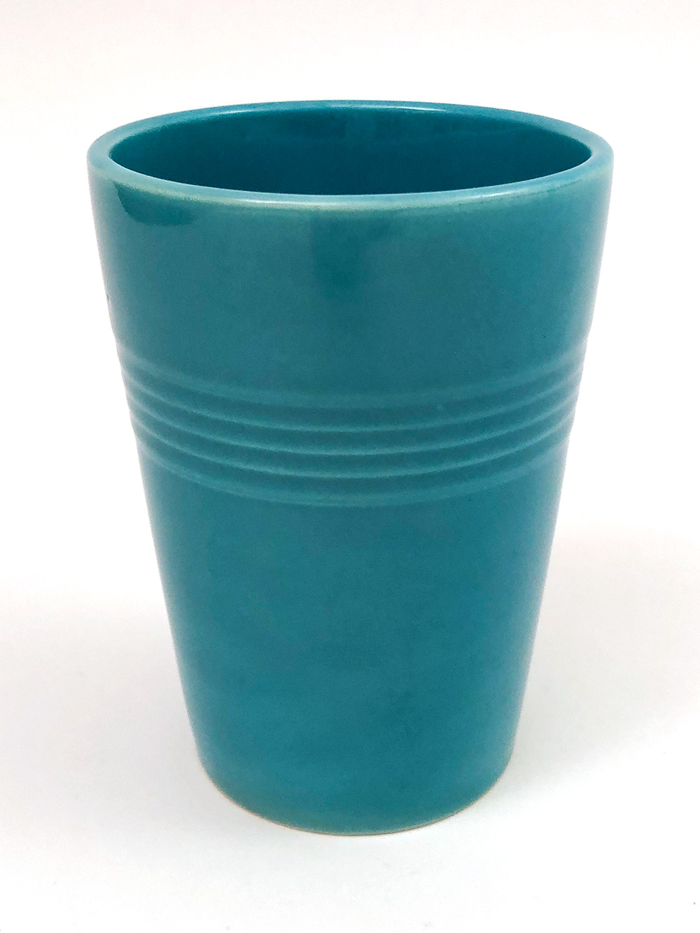 turquoise harlequin homer laughlin tumbler for sale