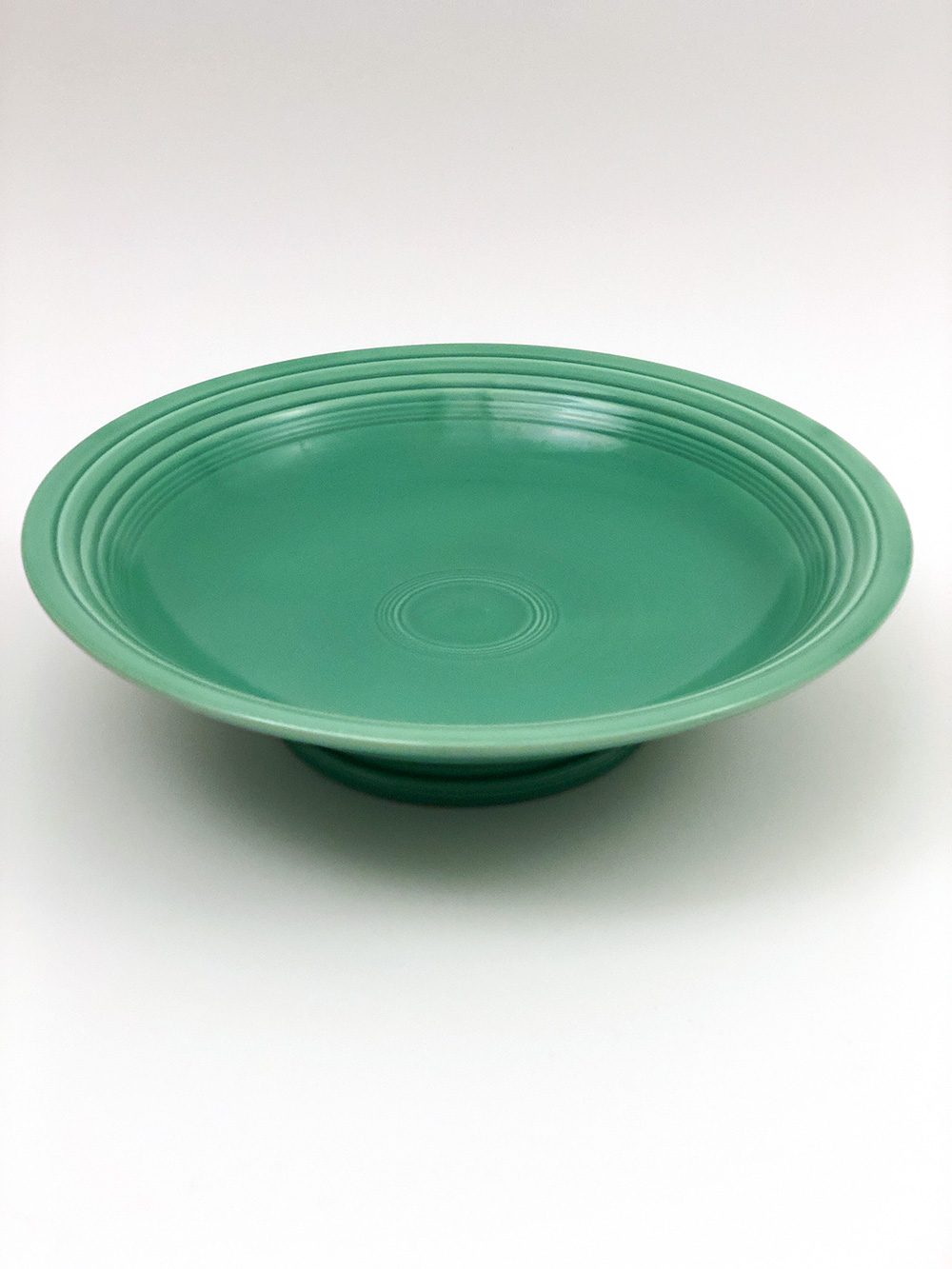 green vintage fiesta 12 inch footed comport for sale