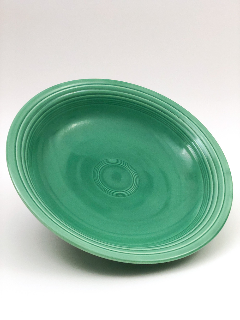 green vintage fiesta 12 inch footed comport for sale