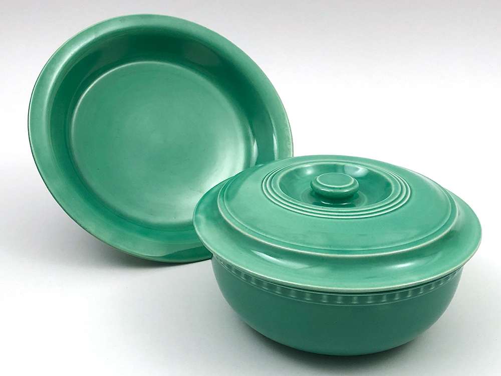 fiesta kitchen kraft promotional casserole set in original green