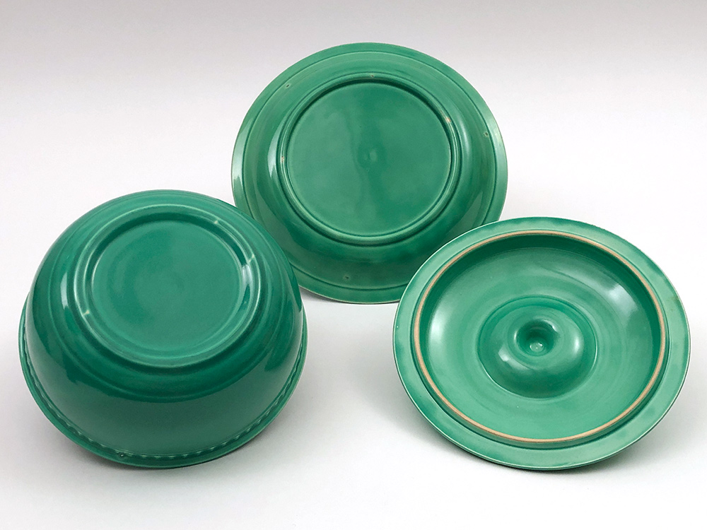 fiesta kitchen kraft promotional casserole set in original green