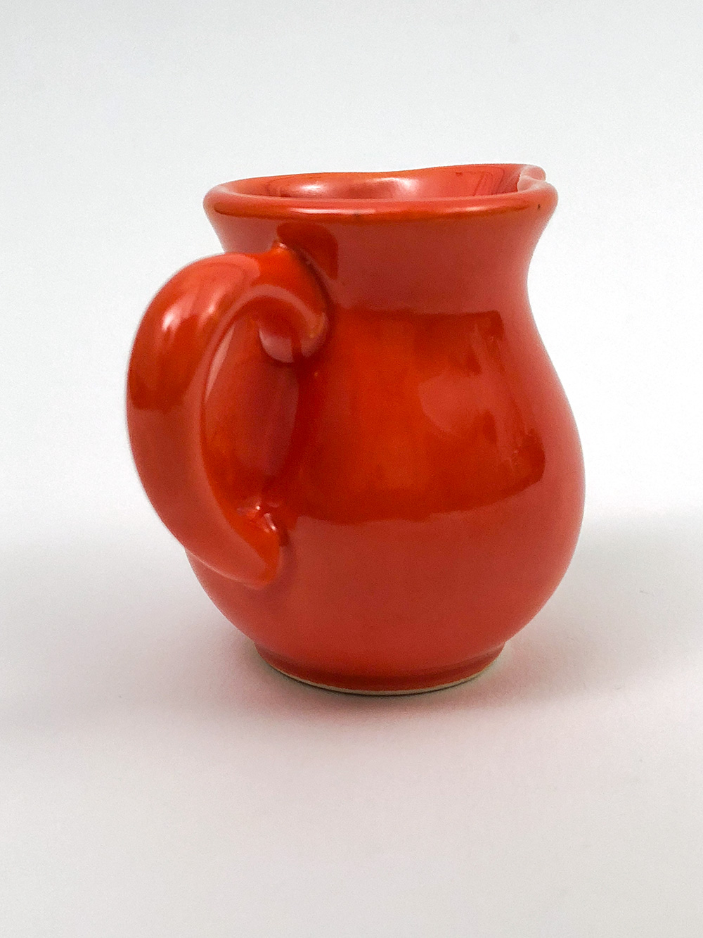 fiesta red harlequin individual toy creamer for sale