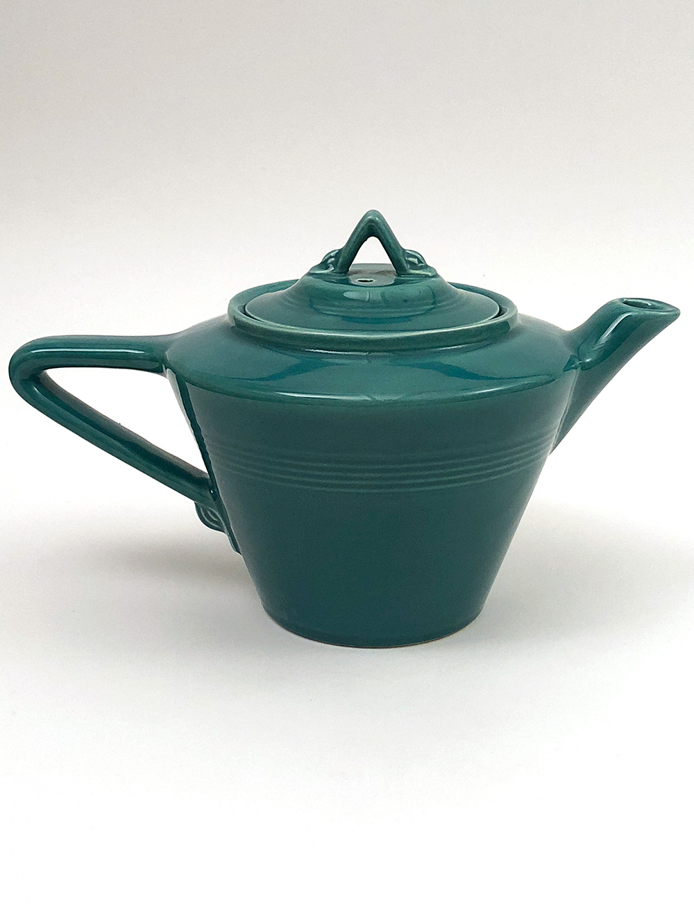 spruce green harlequin teapot for sale