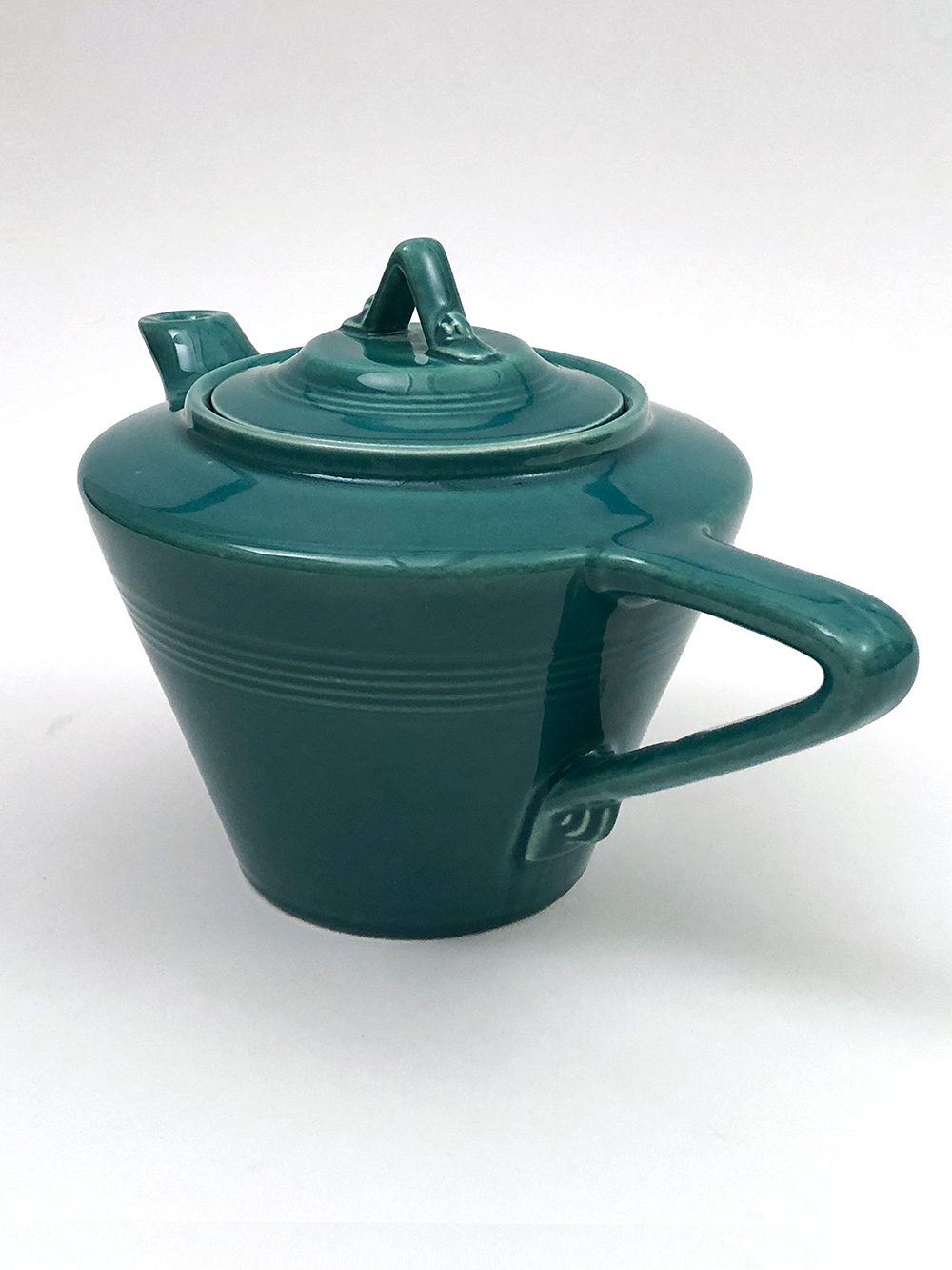 spruce green harlequin teapot for sale