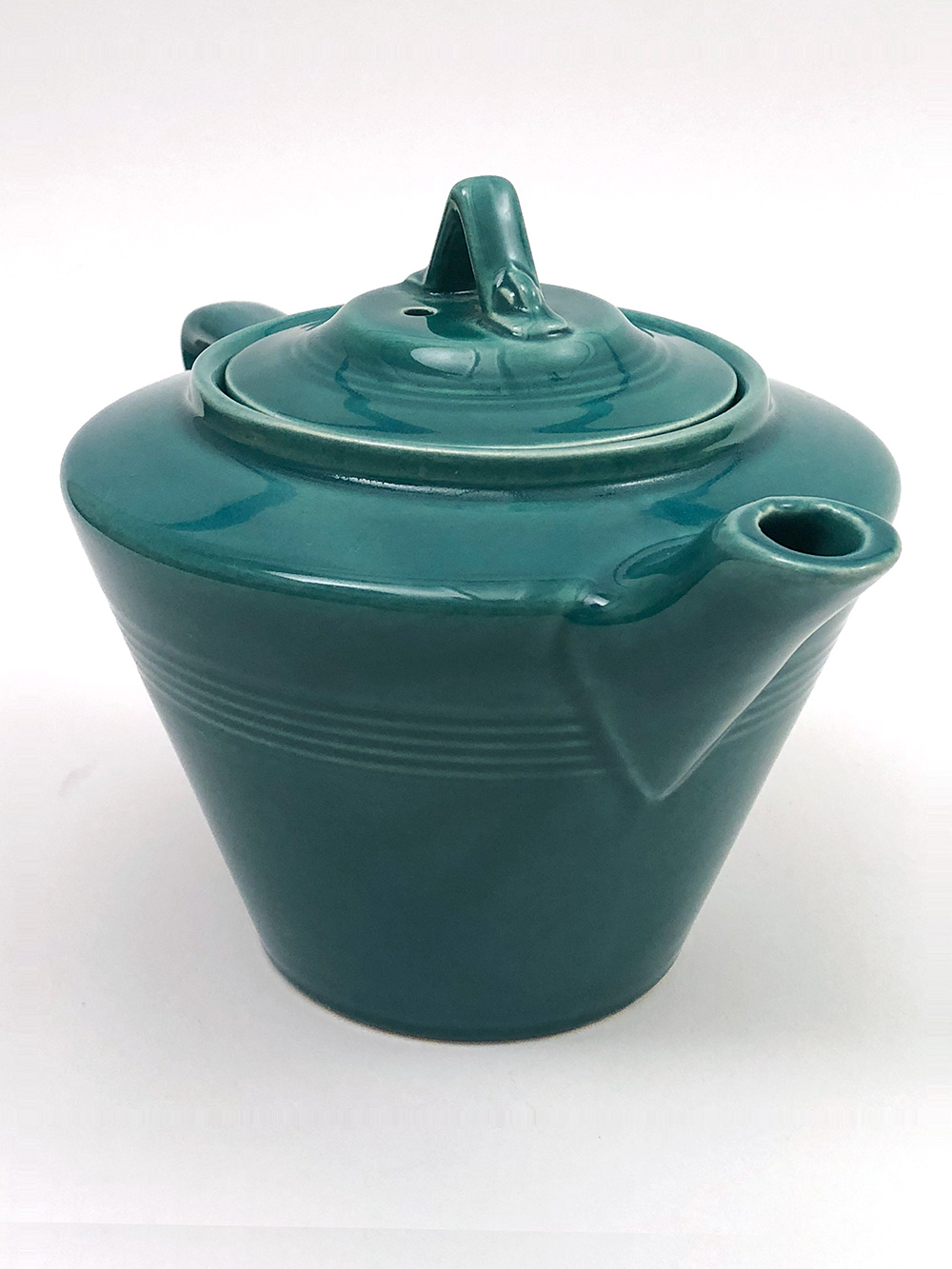 spruce green harlequin teapot for sale