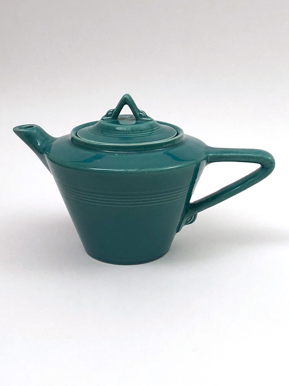 spruce green harlequin teapot for sale