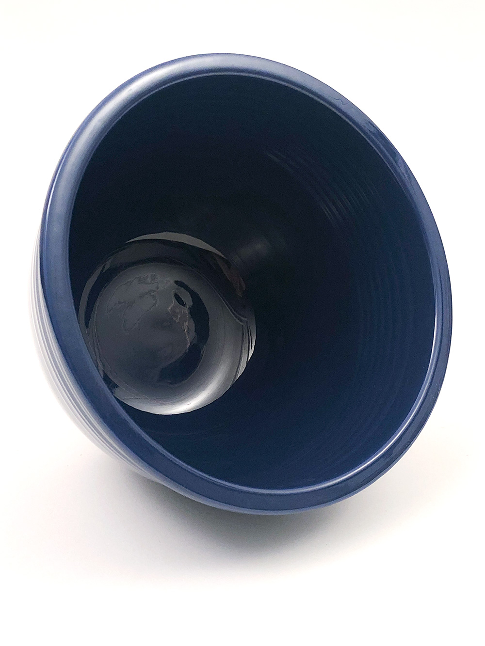 Number 4 cobalt blue vintage fiesta mixing bowl
