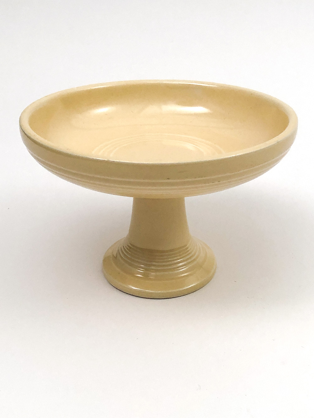 vintage fiesta sweets comport in original ivory glaze