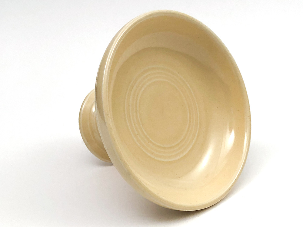vintage fiesta sweets comport in original ivory glaze