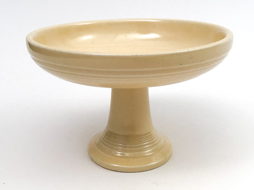 vintage fiesta sweets comport in original ivory glaze