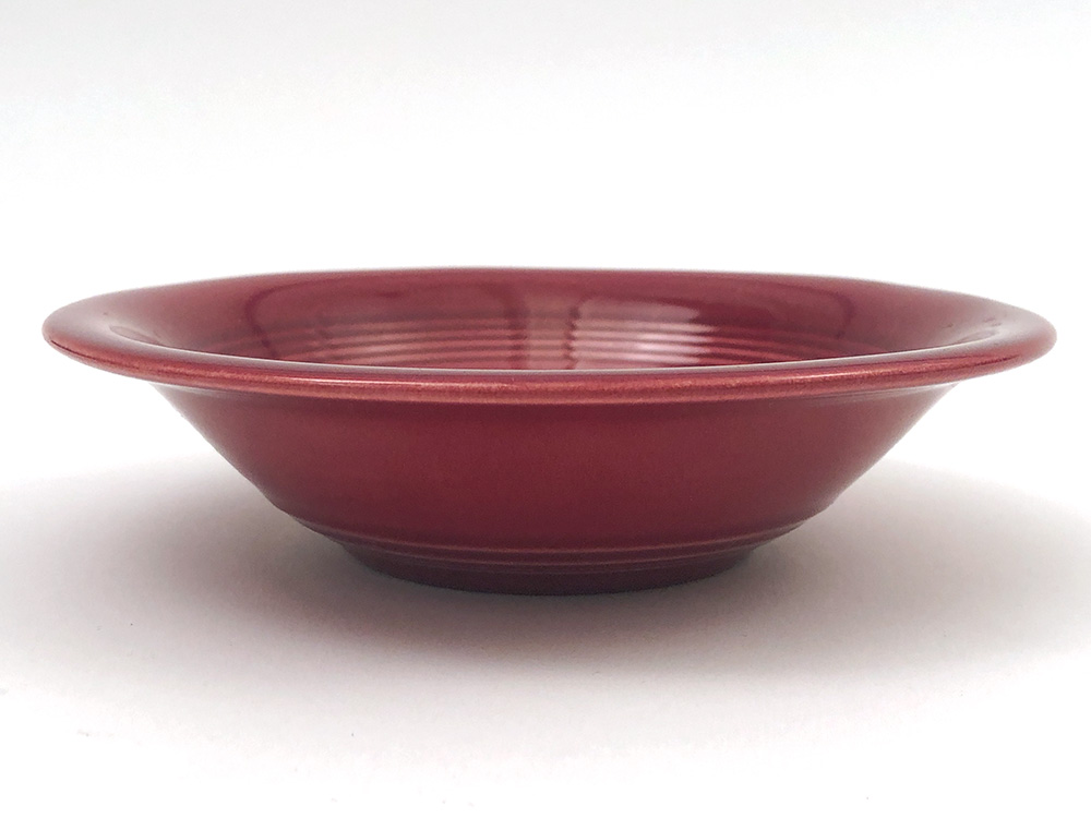 Vintage Harlequin fruit berry Bowl in Original Maroon Glaze for Sale ...