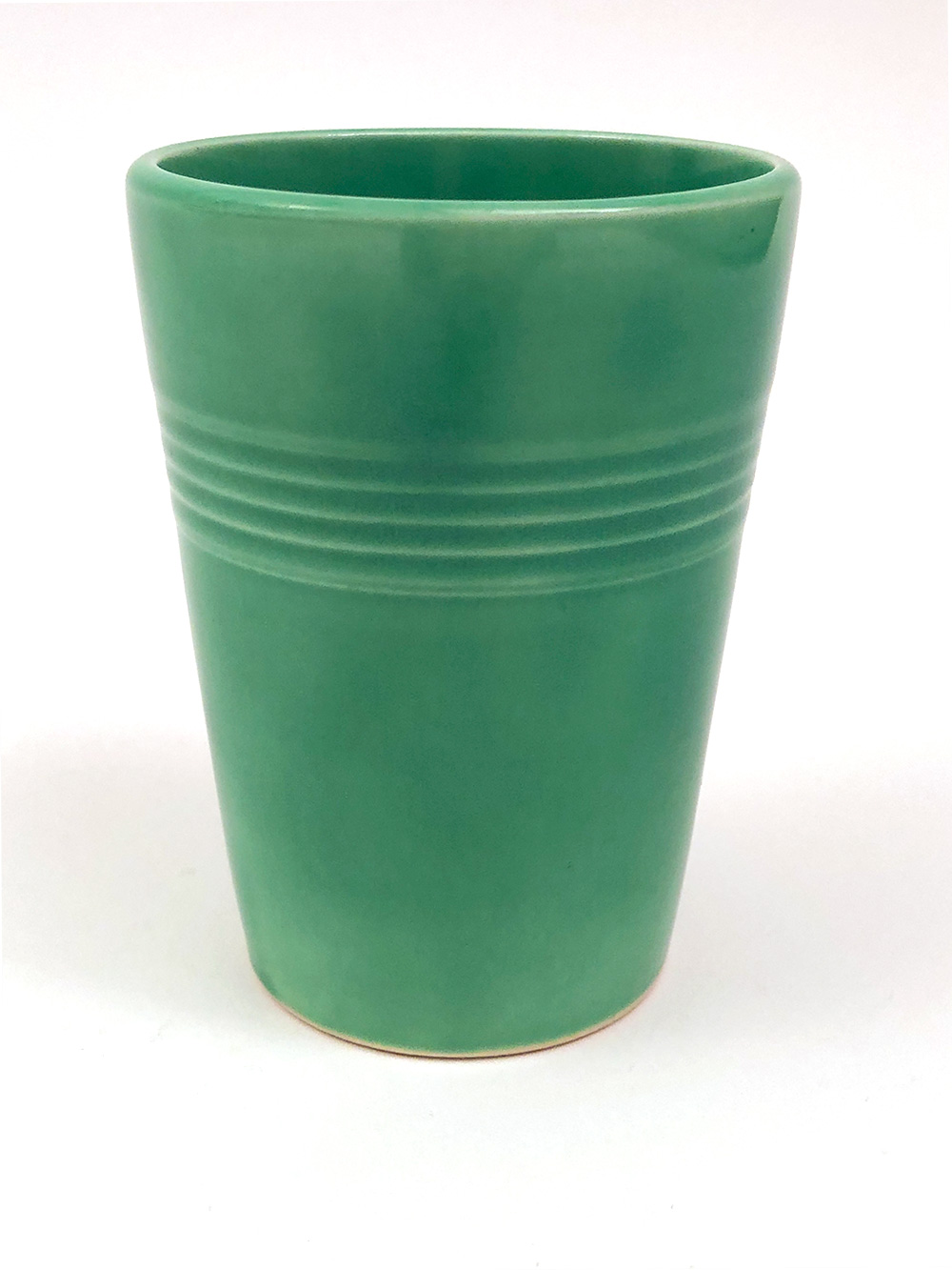 original green harlequin homer laughlin tumbler for sale