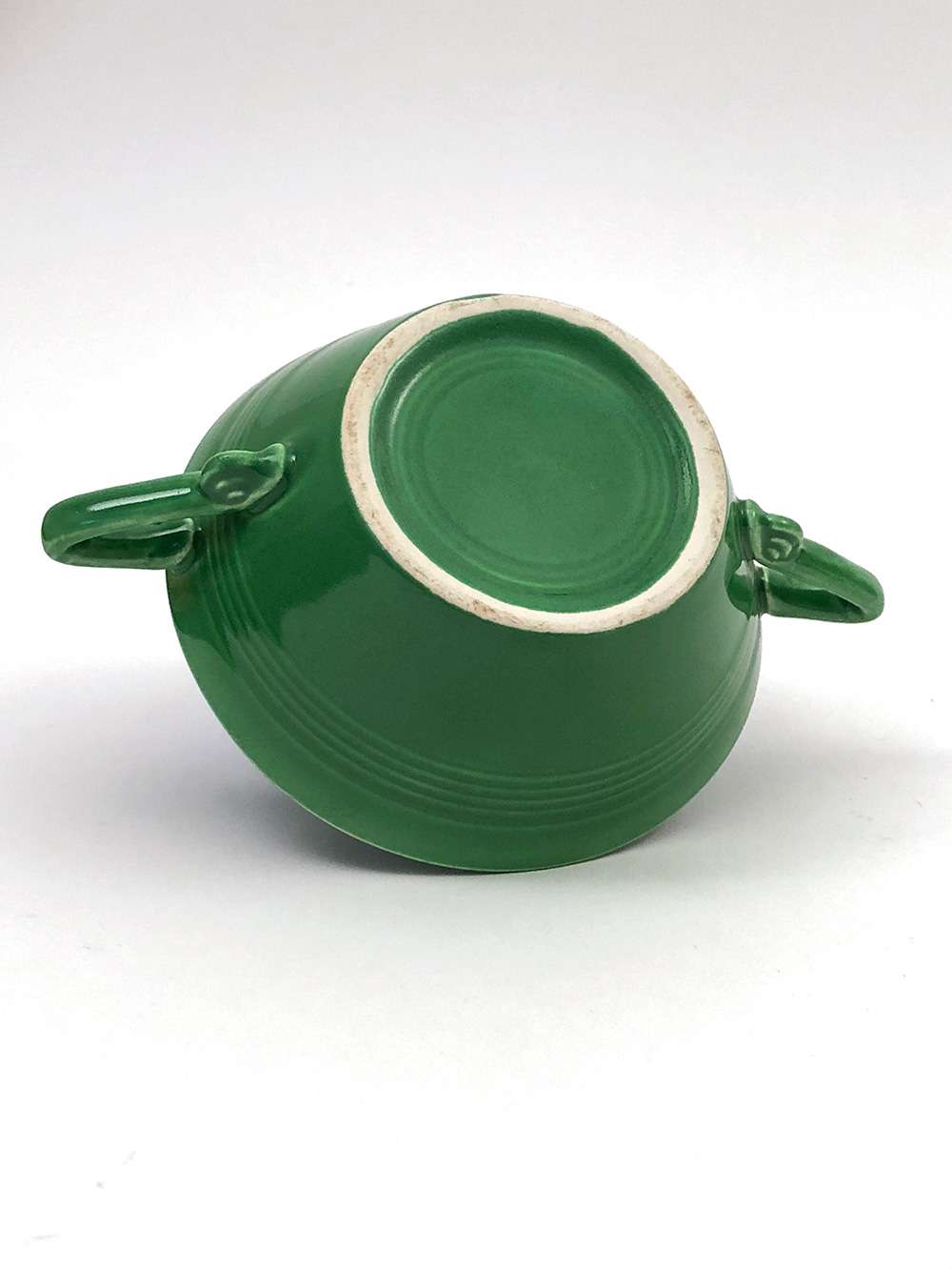 medium green harlequin cream soup bowl