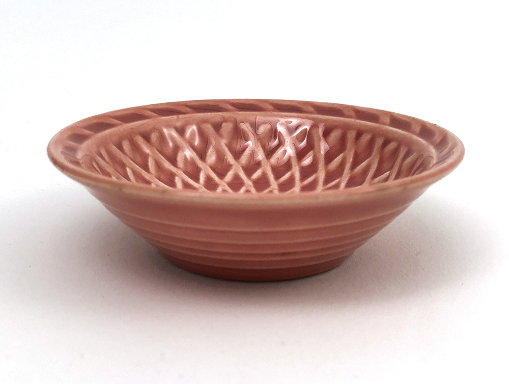 rose harlequin nut dish