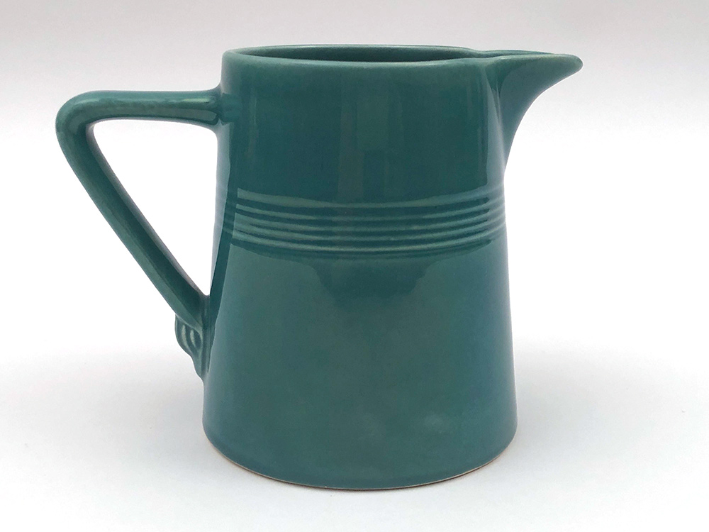 original fiestaware scroll handles hand crafted vintage pottery