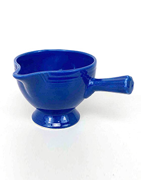 
Vintage Fiestaware Stick Handled Creamer in Original Cobalt Blue Cobalt Blue For Sale
