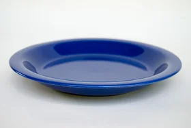 Fiesta Kitchen Kraft Pottery: Cobalt Pie Plate Baker For Sale