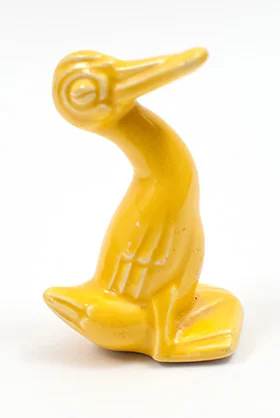 Harlequin Animal Novelty Yellow Duck Homer Laughlin Pottery for Woolworths