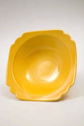 yellow vintage riviera dinnerware oatmeal bowl for sale