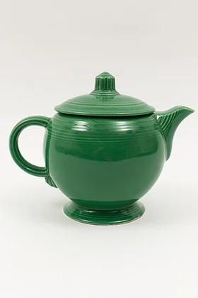 vintage fiestaware teapots medium size with the C handle