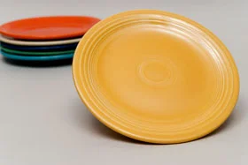 vintage fiestaware 7 inch bread and butter plates