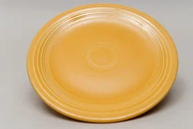 yellow vintage fiesta ware 6 inch bread and butter plate for sale