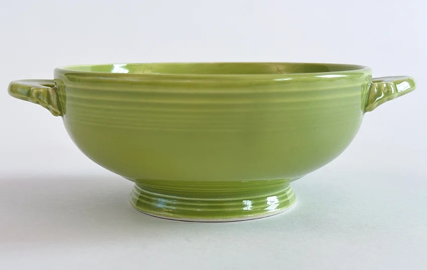 1950s vintage fiestaware chartreuse colored cream soup bowl for sale