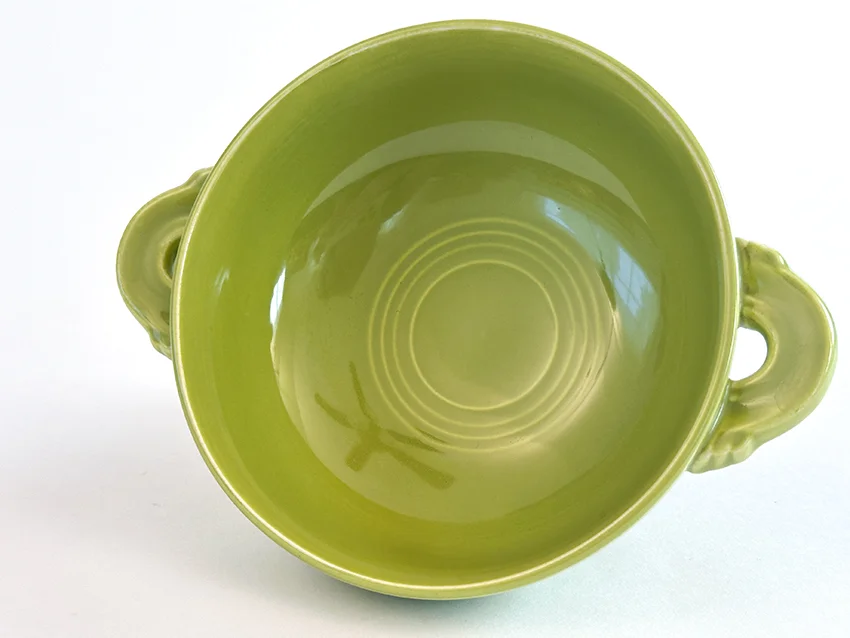 1950s vintage fiestaware chartreuse colored cream soup bowl for sale