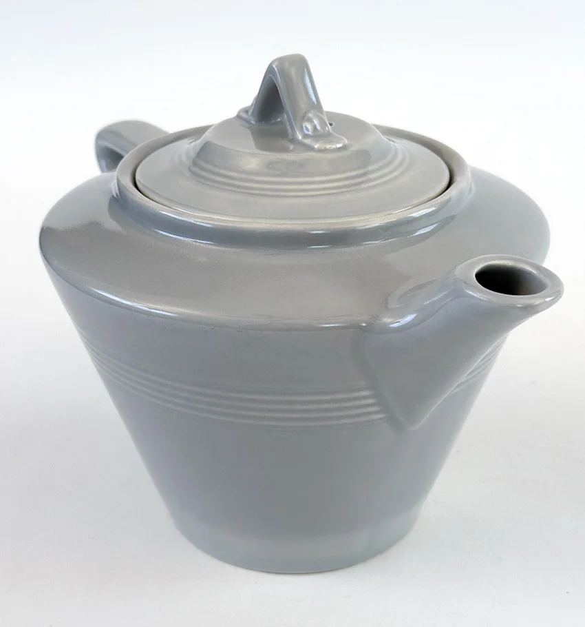 1950s gray harlequin teapot for sale