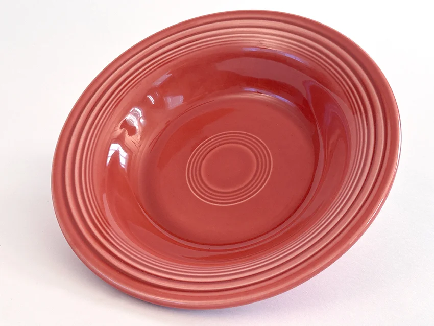 Rose vintage fiestaware deep plate