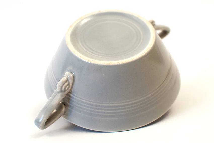 Gray Harlequin Cream Soup Bowl vintage mid century dinnerware