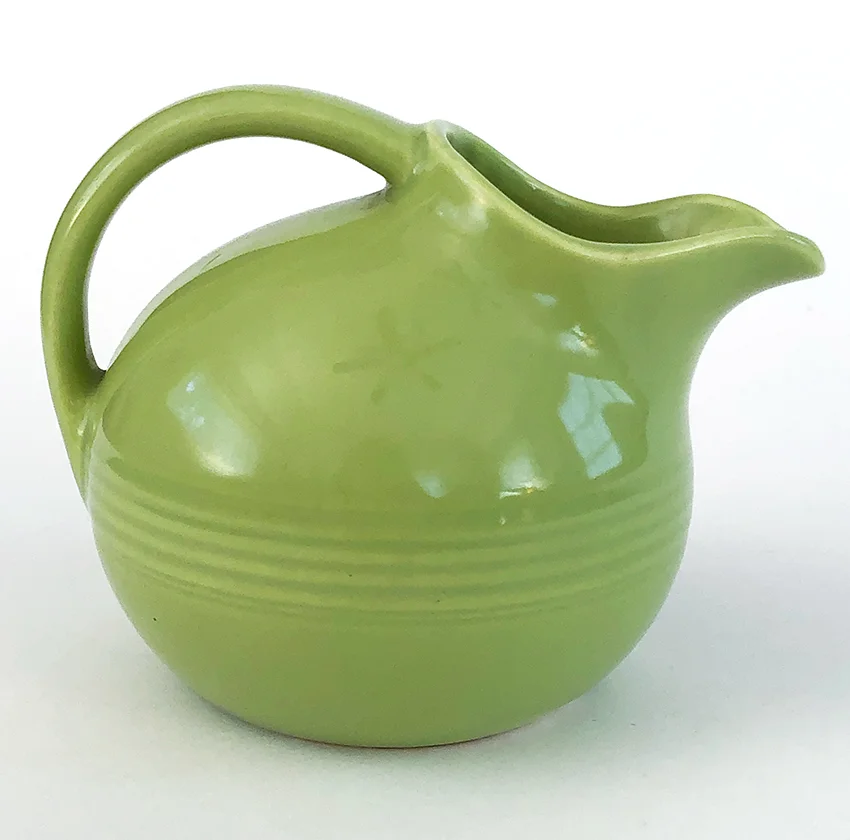 chartreuse harlequin novelty ball creamer for sale