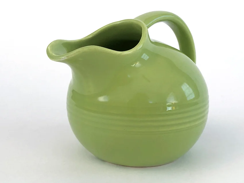 chartreuse harlequin novelty ball creamer for sale