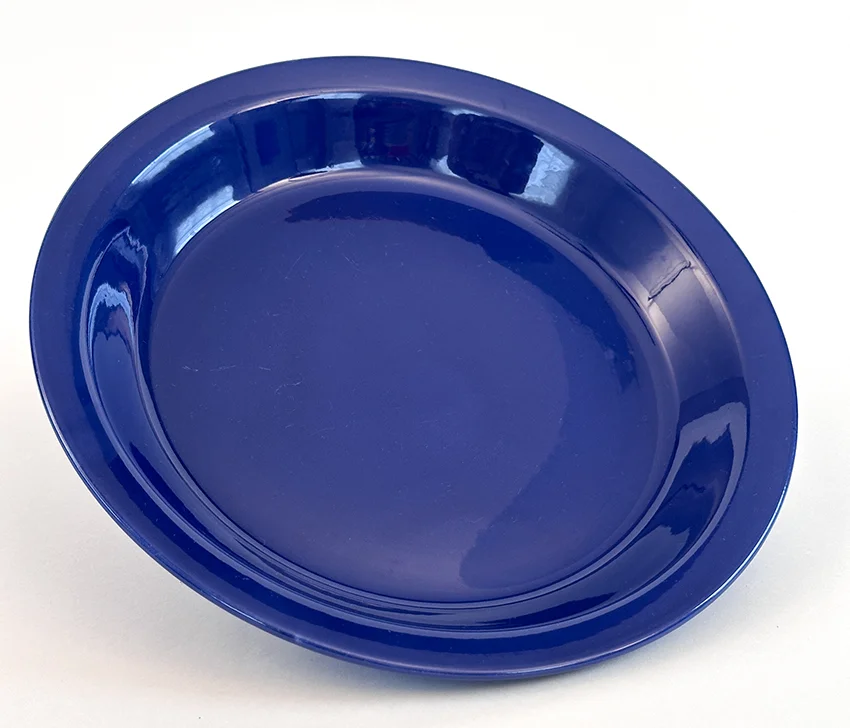 cobalt blue vintage fiesta kitchen kraftlarge pie plate