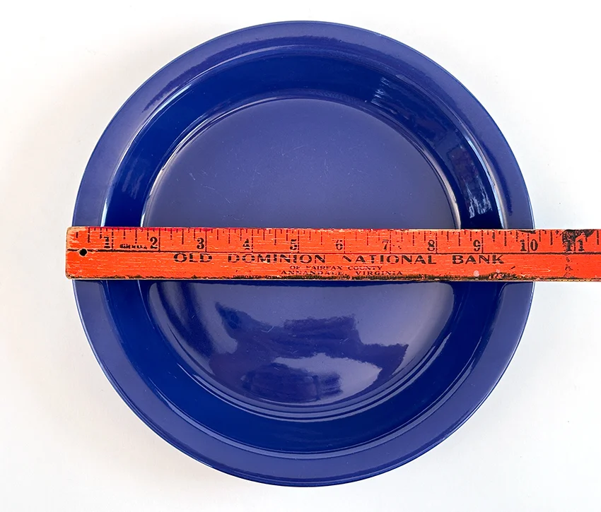 cobalt blue vintage fiesta kitchen kraftlarge pie plate