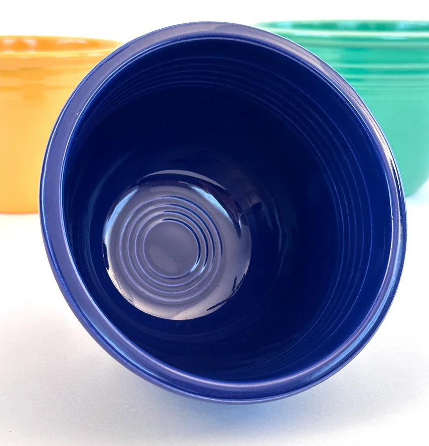 Cobalt Blue fiesta mixing bowl number two size with inside bottom rings for sale