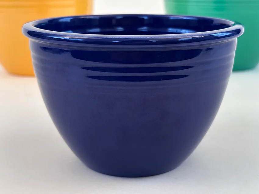 Cobalt Blue fiesta mixing bowl number two size with inside bottom rings for sale