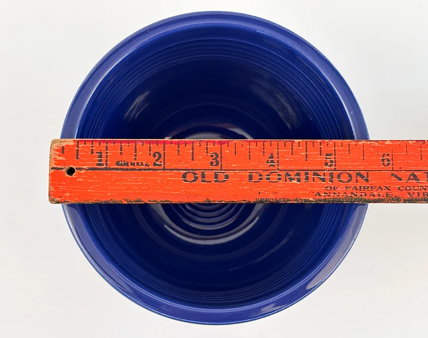 Cobalt Blue fiesta mixing bowl number two size with inside bottom rings for sale