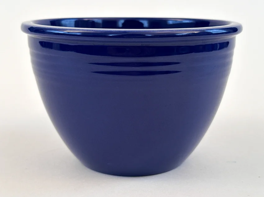 Cobalt Blue fiesta mixing bowl number two size with inside bottom rings for sale