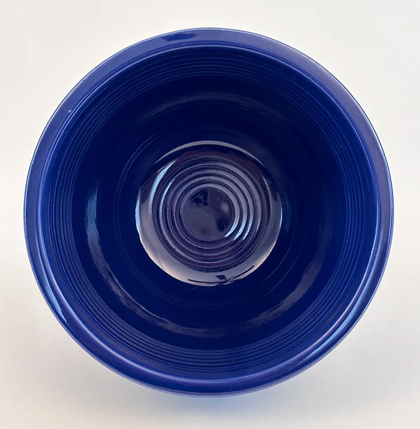 Cobalt Blue fiesta mixing bowl number two size with inside bottom rings for sale