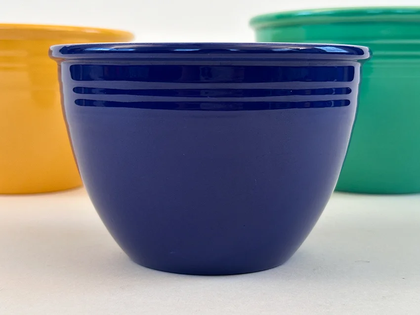 Cobalt Blue fiesta mixing bowl number two size with inside bottom rings for sale