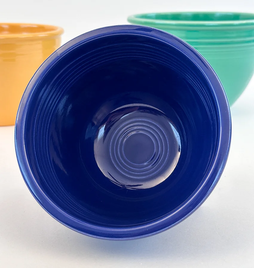 Cobalt Blue fiesta mixing bowl number two size with inside bottom rings for sale