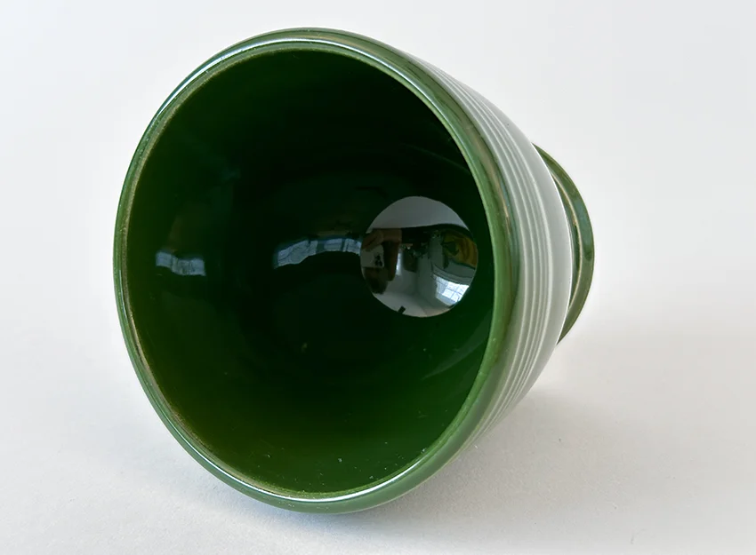 forest green vintage fiesta egg cup for sale 