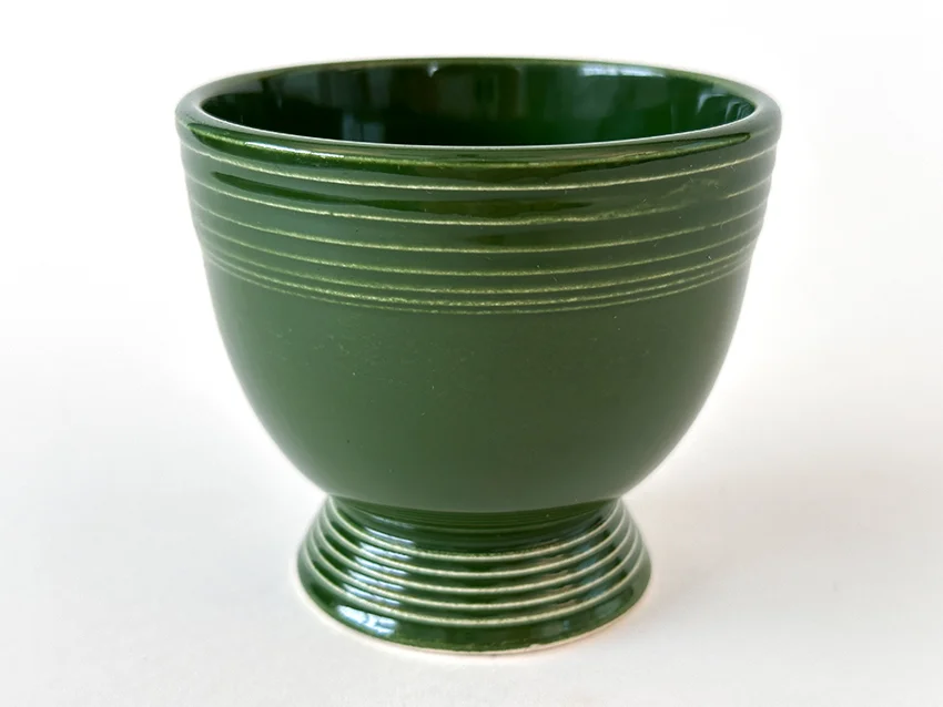 forest green vintage fiesta egg cup for sale 