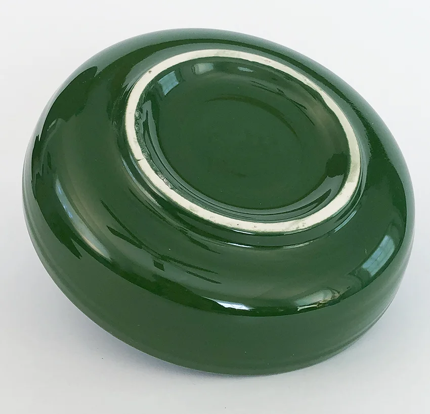 Forest Green vintage fiestaware dessert bowl