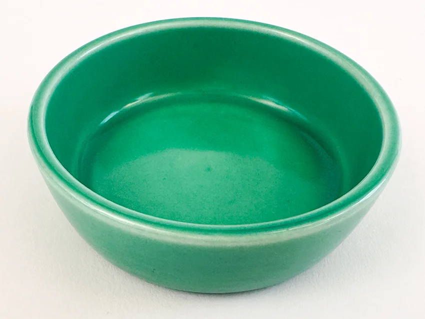 green vintage fiestaware relish tray center insert